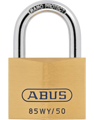 Bild AV - Vorhangschloss 85WY/50, Messing massiv - ABUS-1