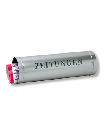 Bild Zeitungsrolle mit Deckel,800 Si zum Anschrauben,verzinkt - BURG WÄCHTER-0