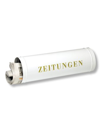 Bild Zeitungsrolle mit Deckel,800 W,STAbl. zum Anschrauben,verzinkt - BURG WÄCHTER-0