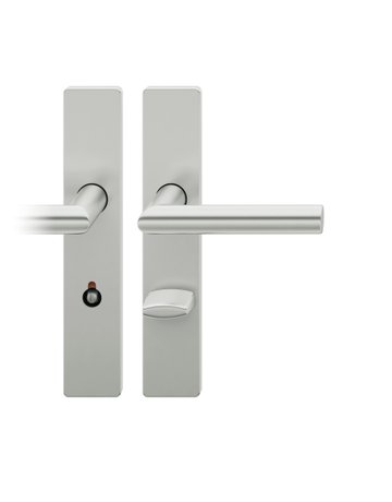 Bild Drückergarnitur 72 1076 LS eck,WC/SS78/8 (8),DL,h-bro.,TS 39-48 - FSB-0