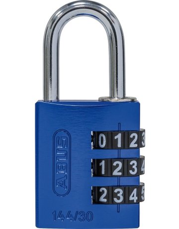 Bild AV - Zahlen-Vorhangschloss 144/30 B/DFNLI, Aluminium, blau - ABUS-0