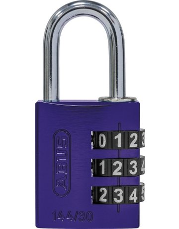Bild AV - Zahlen-Vorhangschloss 144/30 B/DFNLI, Aluminium, lila - ABUS-0