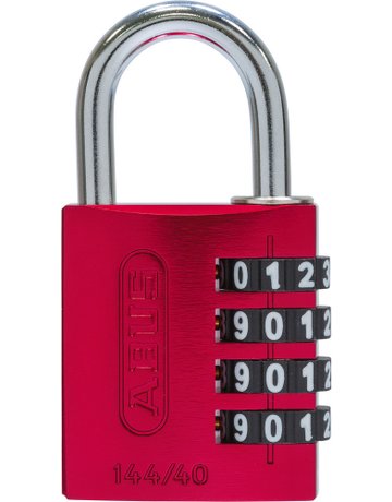 Bild AV - Zahlen-Vorhangschloss 144/40 B/DFNLI, Aluminium, rot - ABUS-0