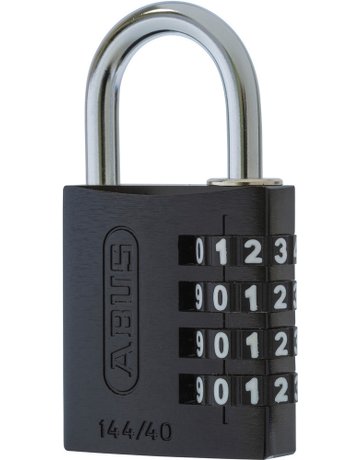 Bild AV - Zahlen-Vorhangschloss 144/40 B/DFNLI, Aluminium, schwarz - ABUS-0