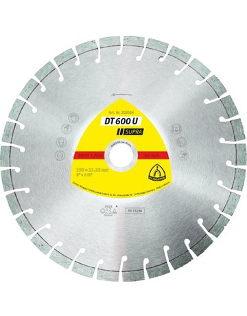 Bild Diamanttrennscheibe DT/SUPRA/DT600U/S/23 0X2,6 X22,23/30K/9 KLINGSPOR-0