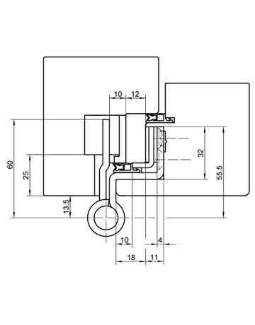 Bild Objektband VARIANT VX 7859/160-4FD 18/12 Ø22,5/120kg,edelstahl matt - SIMONSWERK-3