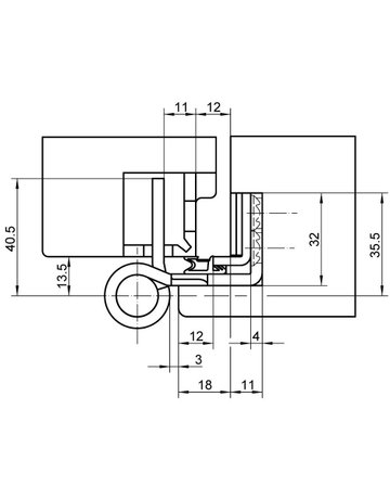 Bild Objektband VARIANT VX 7939/160-4FD 18/12 Ø22,5/300kg,edelstahl matt - SIMONSWERK-4