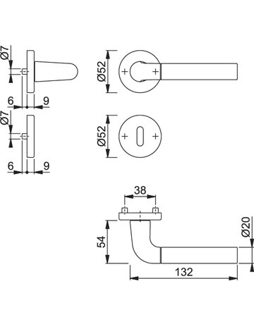 Bild Bremen 1505/42KV/42KVS Rosette ,BB,8,F49/F9-2,TS37-42 - HOPPE-1
