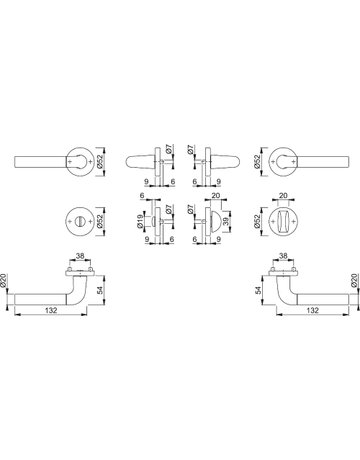 Bild Bremen 1505/42KV/42KVS Rosette ,WC/S,8, (8),F49/F9-2,TS40-40 - HOPPE-1