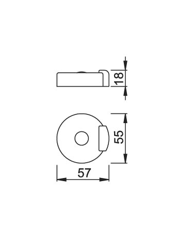 Bild Türstopper Edelstahl E 484 lose - HOPPE-1
