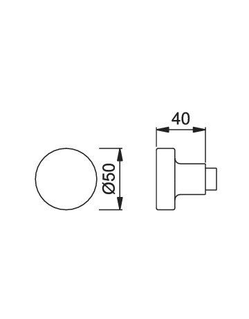 Bild Knopflochteil E58 8mm,F69 - HOPPE-1