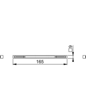 Bild Profilstift 9x165mm, TS 106-115,Eisen verzinkt - HOPPE-1