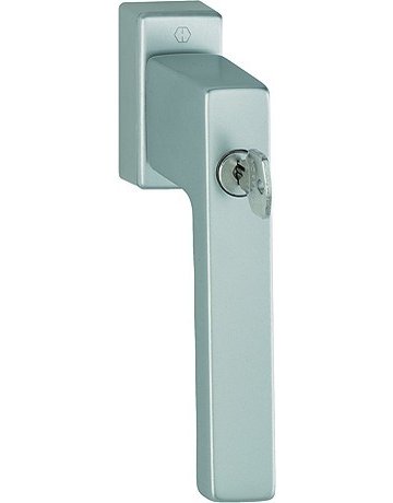 Bild Drehkipp-Fenstergriff, abschließbar, Toulon 0737S/U947, TBT 4, DIN Links-Rechts, 7/43mm, stahlfarbig - HOPPE-0