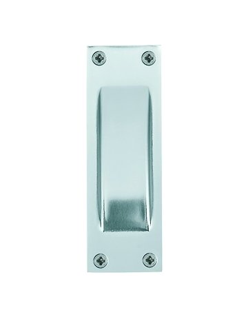Bild HOPPE Muschelgriff 421P, 120x40, offen, ungelocht, naturfarben eloxiert-0