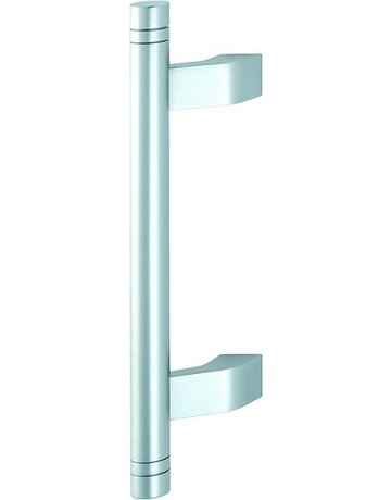 Bild HOPPE Stoßgriff 5004DR, BA 210mm, Breite 68mm, L 330mm, Durchmesser 25mm, verdeckt verschraubt, naturfarben eloxiert-0