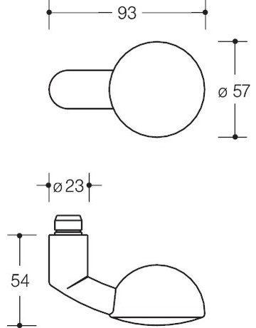 Bild Knopflochteil 138RLT 8mm,anthrazitgrau - Hewi-2