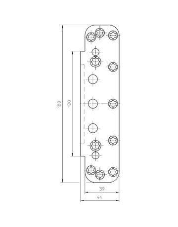 Bild Abdeckwinkel VARIANT VX 7571 KK ktg/ktg,edelstahl matt - SIMONSWERK-2