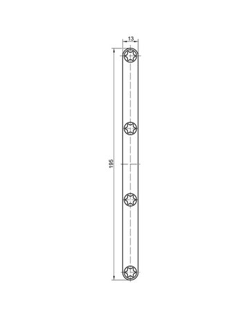 Bild Magnetplatte, KCM 50 /H, abgerundet, edelstahl - SIMONSWERK-2