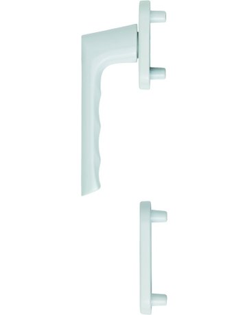 Bild Fenstertür- Halbgarnitur, Profilzylinder gelocht, Brest 0739/66N/66NS, Nockendurchmesser 10, Aluminium verkehrsweiß - HOPPE-0