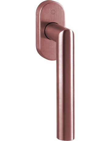Bild Drehkipp-Fenstergriff, Amsterdam E0400/US956, mit ovaler Rosette, Vierkant 7x 32-42, kupferfarben satiniert-Resista® - HOPPE-0