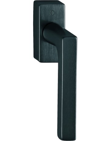 Bild Drehkipp-Fenstergriff, Dallas M0643/US943, mit eckiger Rosette, Vierkant 7x 32-42, schwarz satiniert-Resista® - HOPPE-0