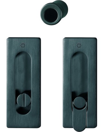 Bild Muschelgriff Set 7 M464 116x44,WC/S,8mm,F96-1-R,TS33-48 - HOPPE-0