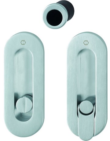 Bild Muschelgriff Set 7 M472 116x44,WC/S,8mm,F41-R,TS33-48 - HOPPE-0