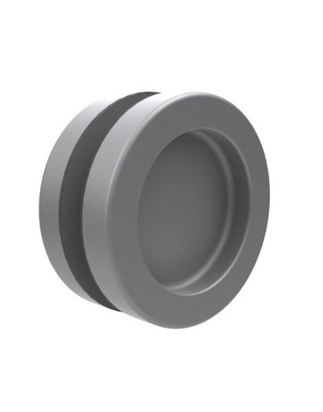 Bild KWS Muschelgriffpaar 5252, schwarz matt, Ø65, für Glas-u.Holztüren-0
