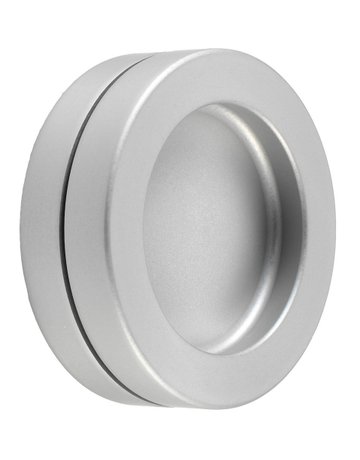 Bild KWS Muschelgriffpaar 5253, schwarz matt, Ø65, für Glas-u.Holztüren-0