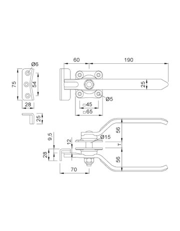 Bild Verschluss 6105 ER poliert ,TS 45-50 - KWS-1