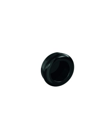 Bild Möbel- Muschelgriff, 538.60ML, Durchmesser 60mm, Höhe 20mm, rund, tiefschwarz - Hewi-0