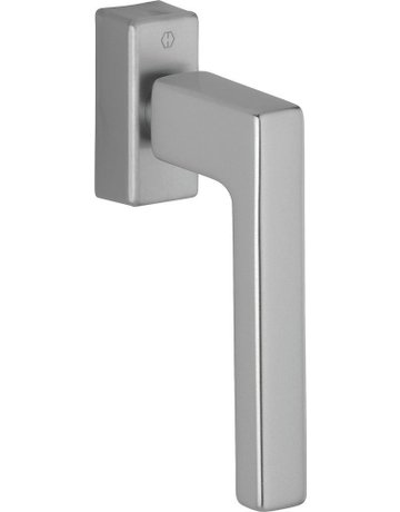 Bild Drehkipp-Fenstergriff, Austin 0769/UD9024, mit eckiger Rosette, Vierkant 7x 32-42, stahlfarbig - HOPPE-0