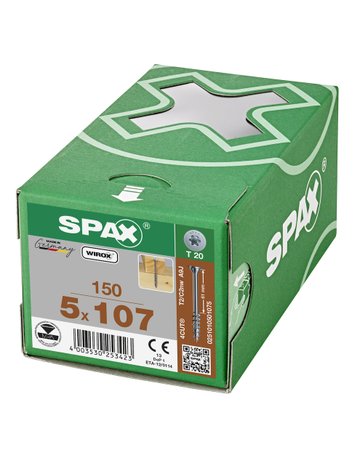 Bild Universalschraube Tellerkopf 5x107mm,Teilgw,Innensechsrund T20,WIROX - SPAX-1