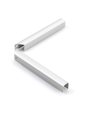 Bild OL-Eckwinkelabdeckung, OL 90N, zum Aufclipsen, Aluminium,RAL 9016 lackiert - GEZE-0