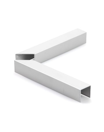 Bild OL-Eckwinkelabdeckung, OL 320, zum Aufclipsen, Aluminium,RAL 9016 lackiert - GEZE-0