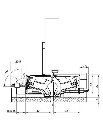 Bild Türband TECTUS TE 640 3D A8 Energy DL-R,edelstahloptik - SIMONSWERK-4