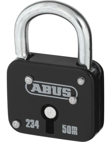 Bild AV - Vorhangschloss 234/50, Stahl, schwarz - ABUS-1
