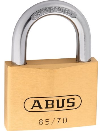Bild AV - Vorhangschloss 85/70, Messing massiv - ABUS-1