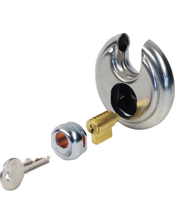 Bild AV - Vorhangschloss, Diskus 24RK/70, Edelstahl edelstahl - ABUS-2