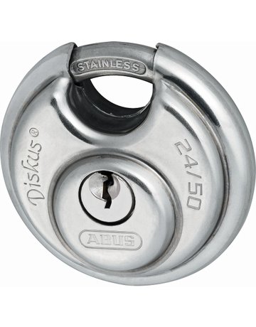 Bild AV - Vorhangschloss, Diskus 24IB/50, Edelstahl edelstahl - ABUS-1