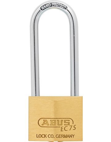 Bild AV - Vorhangschloss 75/40HB63, Messing massiv - ABUS-1