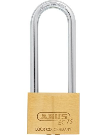 Bild AV - Vorhangschloss 75/50HB80, Messing massiv - ABUS-2