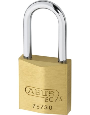 Bild AV - Vorhangschloss 75/30HB30, Messing massiv - ABUS-1