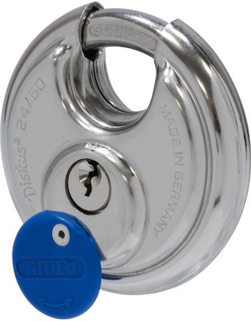 Bild AV - Vorhangschloss, Diskus 24IB/60 B/DFNLI, Edelstahl edelstahl - ABUS-1