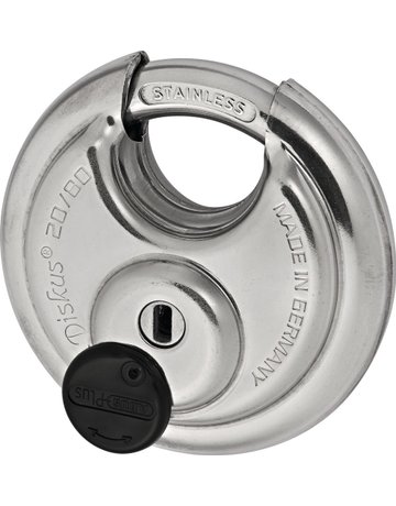 Bild AV - Vorhangschloss, Diskus 20/80 B/DFNLI, Edelstahl edelstahl - ABUS-1