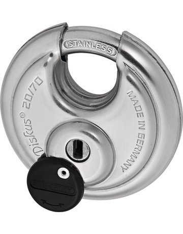 Bild AV - Vorhangschloss, Diskus 20/70 B/DFNLI, Edelstahl edelstahl - ABUS-1