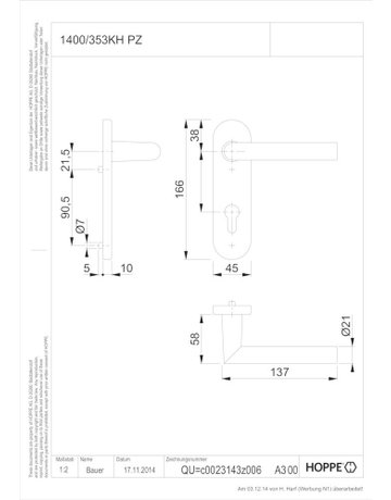 Bild DRG Amsterdam 1400/353KH KS oval ,PZ72/8,F9714M,TS 40-45 - HOPPE-1