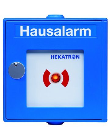 Bild Funkhandtaster, FH.Genius, blau, ähnlich RAL 5009 - Hekatron-1