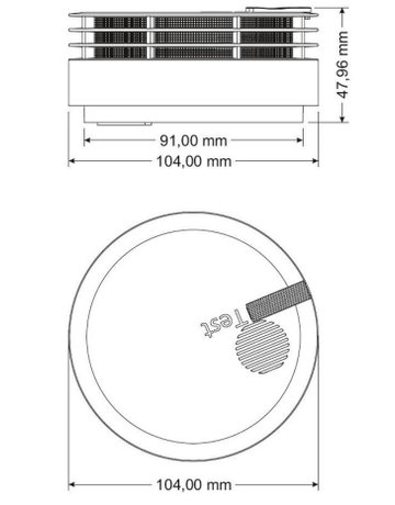 Bild Rauchwarnmelder Genius Plus X-N-A weiß RetroFit ohne Sockel und Montagematerial - Hekatron-3