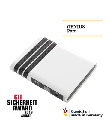 Bild Steuereinheit, Genius Port, für Rauchmelder, Kunststoff, weiß - Hekatron-1